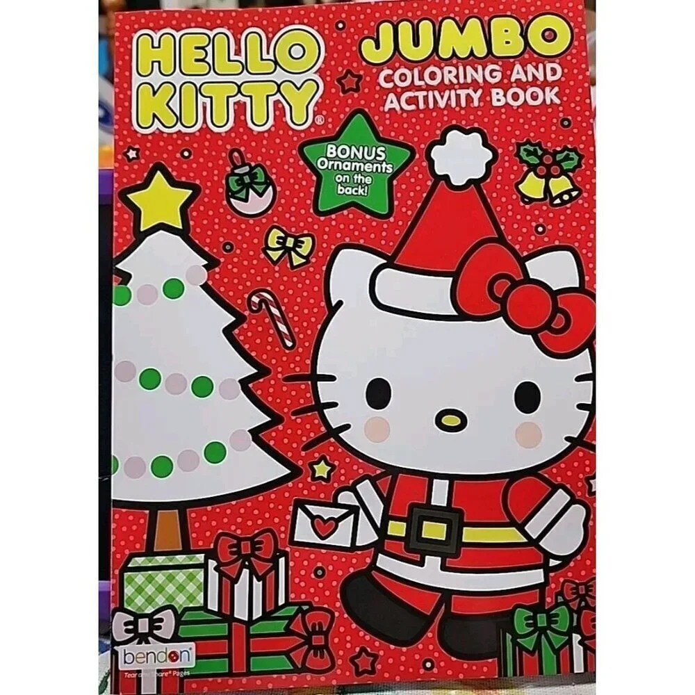 Hello Kitty Christmas Coloring & Activity Book Tear/Share Pages